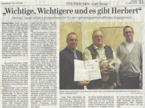 Pressebericht JHV und Ehrenbrief Herbert_1